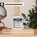 Fahrdienstleiter Tasse mit Spruch Chef vom Bahnhof | Geschen – Blau [farbe:blau]