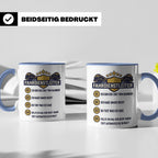Fahrdienstleiter Tasse mit Spruch Chef vom Bahnhof | Geschen – Blau [farbe:blau]