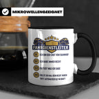 Fahrdienstleiter Tasse mit Spruch Chef vom Bahnhof | Geschen – Schwarz [farbe:schwarz]