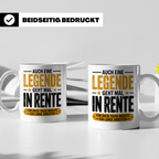 Rente Legende Tasse - Renteneintritt Geschenkidee für Kolleg – Weiß [farbe:weiß]