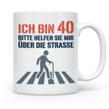 40. Geburtstag Tasse lustig Mann Frau | Geschenkidee zum Vie – Weiß [farbe:weiß]