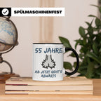 55. Geburtstag Tasse für Männer | Lustiges Geschenk zum 55st – Schwarz [farbe:schwarz]