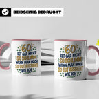 60. Geburtstag Tasse Spruch 60 ist nicht so schlimm Geschenk – Rosa [farbe:rosa]