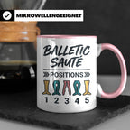 Ballett Tasse mit 5 Positionen | Lustiges Balletic Sauté Des – Rosa [farbe:rosa]