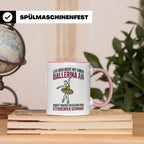 Ballerina Tasse Sterbender Schwan lustiger Spruch für Tänzer – Rosa [farbe:rosa]