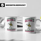 Ballerina Tasse Sterbender Schwan lustiger Spruch für Tänzer – Weiß [farbe:weiß]