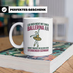 Ballerina Tasse Sterbender Schwan lustiger Spruch für Tänzer – Weiß [farbe:weiß]