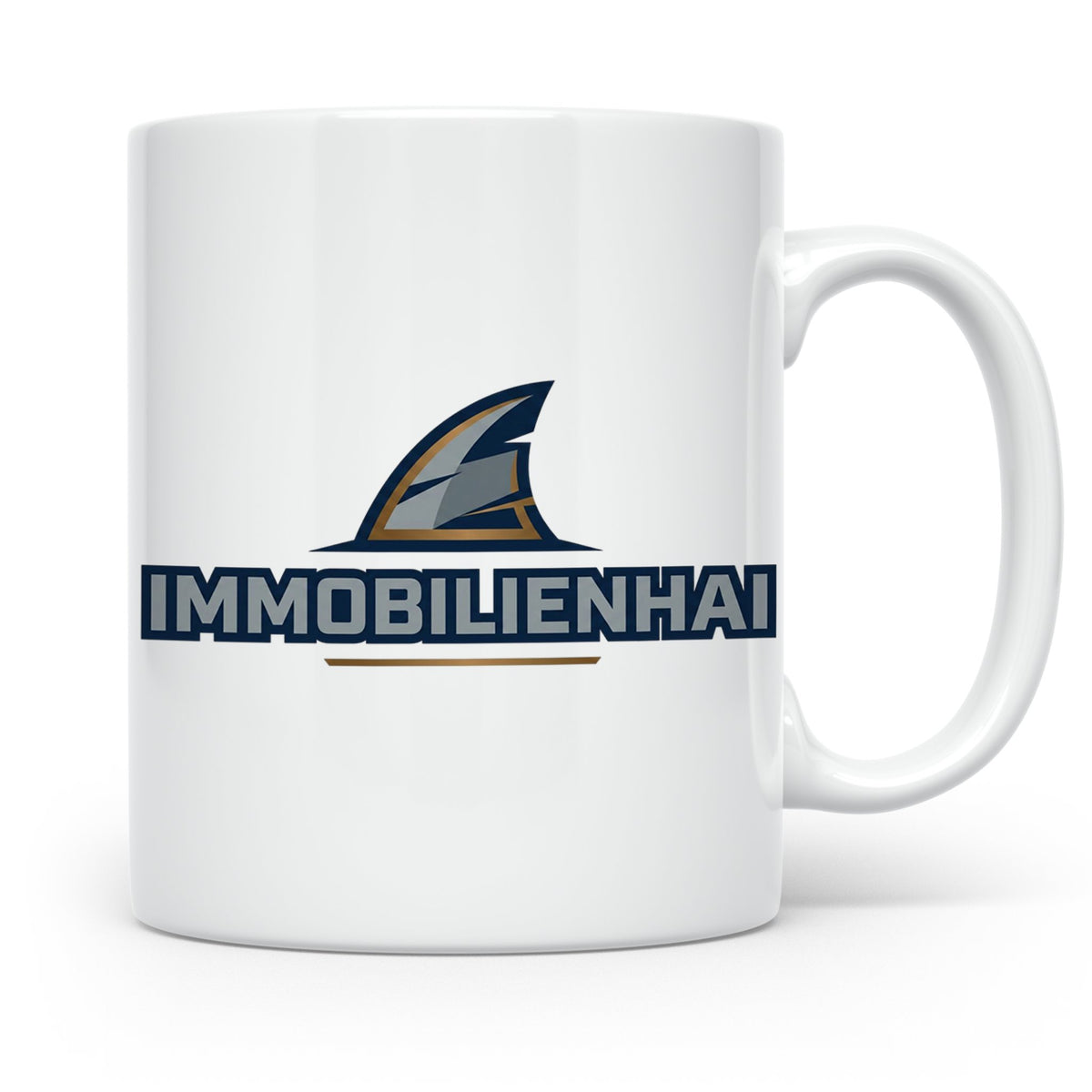 Immobilienhai Tasse für Makler & Investoren, Kaffeebecher fü – Weiß [farbe:weiß]