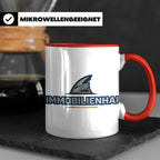 Immobilienhai Tasse für Makler & Investoren, Kaffeebecher fü – Rot [farbe:rot]