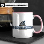 Immobilienhai Tasse für Makler & Investoren, Kaffeebecher fü – Rosa [farbe:rosa]