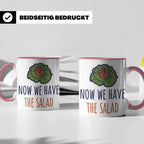 Denglish Tasse Now We Have The Salad, Spruch Da haben wir de – Rosa [farbe:rosa]