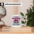 Polizistin Rente Tasse - Geschenk für Pensionierte Polizisti – Weiß [farbe:weiß]