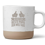 Tasse Bester Papa der Welt Geschenk für Väter Kaffeetasse Daumen hoch Motiv Geburtstag Vatertag Dankeschön Geschenkidee