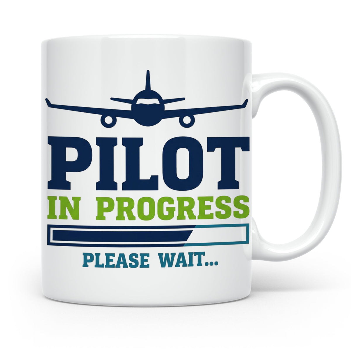 Pilot in Ausbildung Tasse lustiger Spruch Flugschüler Gesche – Weiß [farbe:weiß]