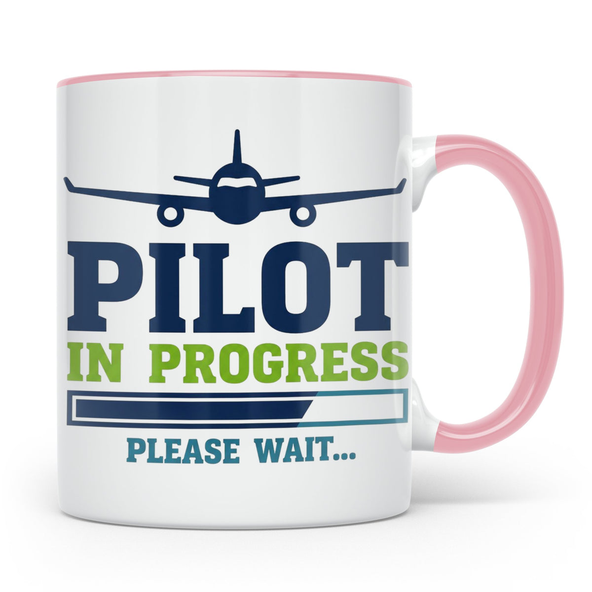 Pilot in Ausbildung Tasse lustiger Spruch Flugschüler Gesche – Rosa [farbe:rosa]