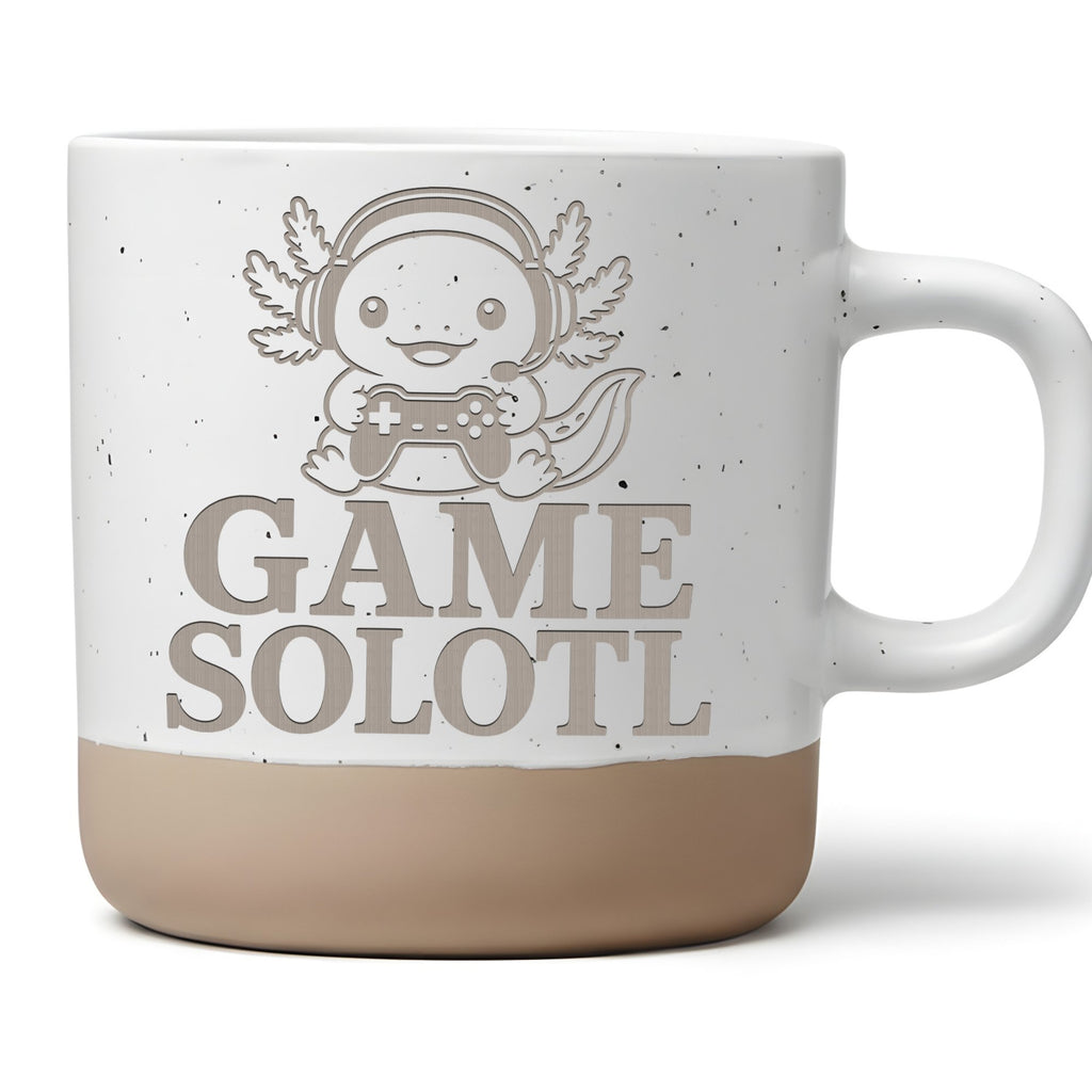 Gamesolotl Tasse - Lustiges Axolotl Geschenk für Gamer, Zocker & Teena – Bild 1