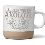 Lächeln wie ein Axolotl Tasse - Süßes Geschenk für Aquarium Fans & Kin – Bild 1