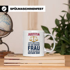 Justitia Tasse für Juristen & Anwälte lustiger Jura BGB Spru – Weiß [farbe:weiß]