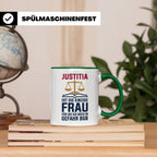 Justitia Tasse für Juristen & Anwälte lustiger Jura BGB Spru – Grün [farbe:grün]