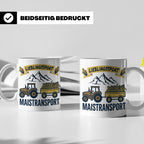 Landwirt Tasse Lieblingssport Maistransport, Spruch für Baue – Weiß [farbe:weiß]