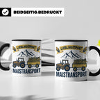 Landwirt Tasse Lieblingssport Maistransport, Spruch für Baue – Schwarz [farbe:schwarz]
