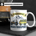 Landwirt Tasse Lieblingssport Maistransport, Spruch für Baue – Weiß [farbe:weiß]