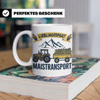 Landwirt Tasse Lieblingssport Maistransport, Spruch für Baue – Weiß [farbe:weiß]