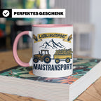 Landwirt Tasse Lieblingssport Maistransport, Spruch für Baue – Rosa [farbe:rosa]