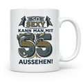55. Geburtstag Tasse für Männer & Frauen | So Sexy mit 55 au – Weiß [farbe:weiß]