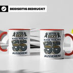 55. Geburtstag Tasse für Männer & Frauen | So Sexy mit 55 au – Rot [farbe:rot]