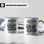 55. Geburtstag Tasse für Männer & Frauen | So Sexy mit 55 au – Blau [farbe:blau]