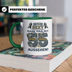 55. Geburtstag Tasse für Männer & Frauen | So Sexy mit 55 au – Grün [farbe:grün]