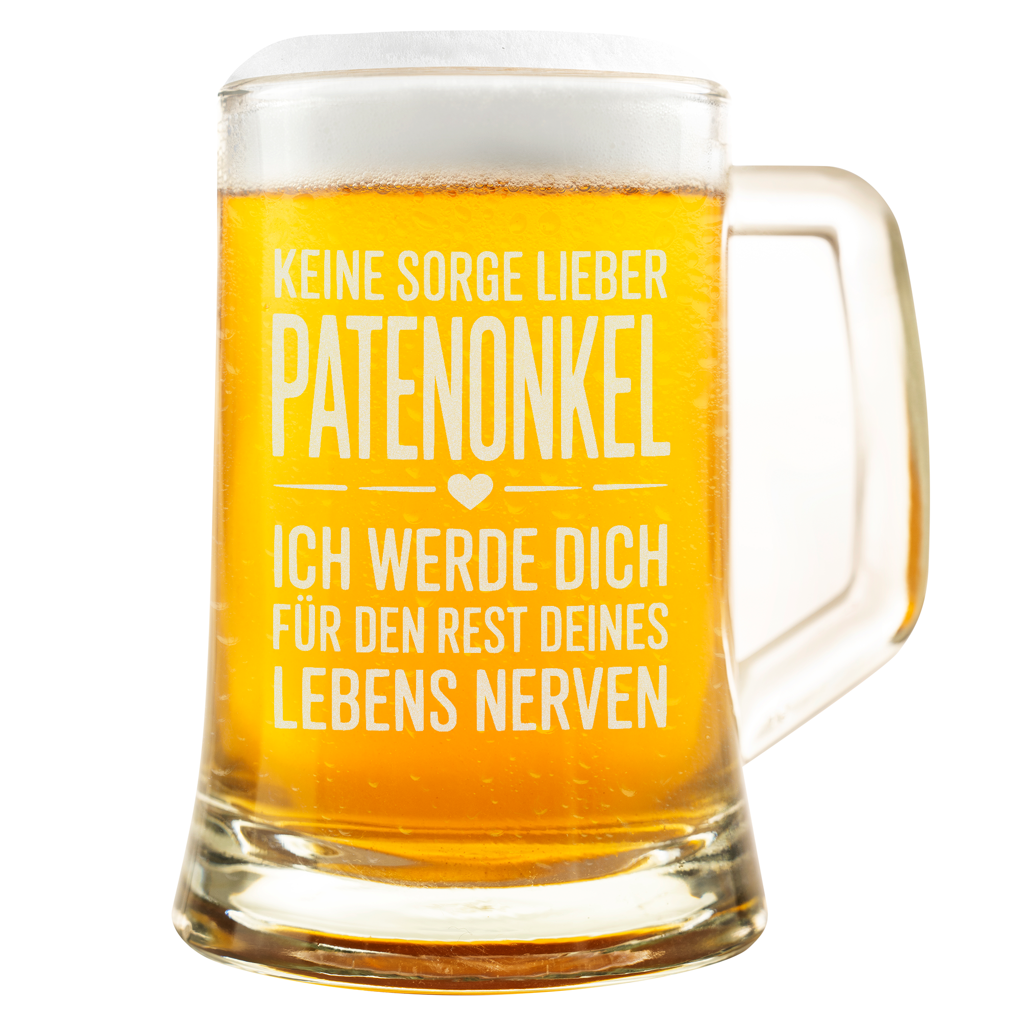 Cooler Patenonkel Bierkrug Lustiges Geschenk für Patenonkel Geburtstag Weihnachtsgeschenk