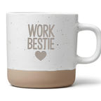 Tasse WORK BESTIE , Kaffeetasse für die beste Arbeitskollegin, ideales Geschenk für die beste Freundin im Büro, Geburtstagsgeschenk oder für besondere Anlässe