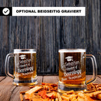 Personalisiertes Biologen Geschenk - Humorvoller Bierkrug für Biologie Studenten Geschenkidee