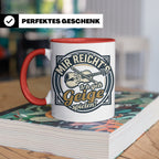 Geige Tasse mit Spruch Mir reicht's ich geh spielen, lustige – Rot [farbe:rot]