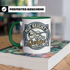 Geige Tasse mit Spruch Mir reicht's ich geh spielen, lustige – Grün [farbe:grün]