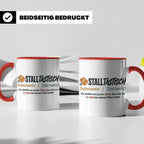 Pferde Tasse Stalltastisch Spruch, Geschenk für Reiterin, Ka – Rot [farbe:rot]