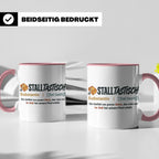 Pferde Tasse Stalltastisch Spruch, Geschenk für Reiterin, Ka – Rosa [farbe:rosa]