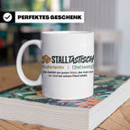 Pferde Tasse Stalltastisch Spruch, Geschenk für Reiterin, Ka – Weiß [farbe:weiß]
