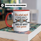 Paintball Tasse mit Spruch Du wirst mich nicht sehen, Gotcha – Rot [farbe:rot]
