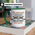 Paintball Tasse mit Spruch Du wirst mich nicht sehen, Gotcha – Grün [farbe:grün]