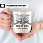 Paintball Tasse mit Spruch Du wirst mich nicht sehen, Gotcha – Rosa [farbe:rosa]