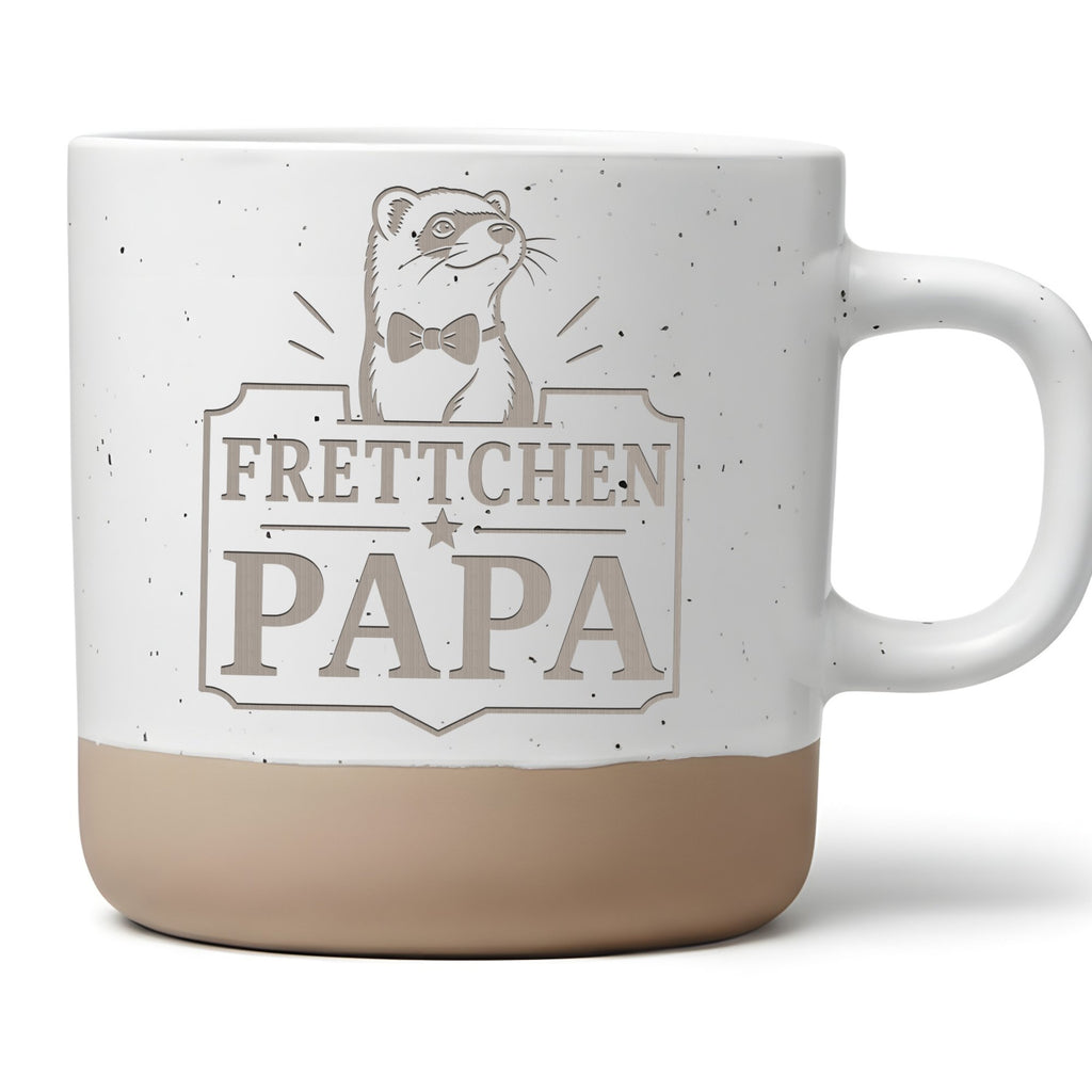 Frettchen Papa Tasse - Geschenk für Frettchenhalter zum Vatertag & Geb – Bild 1