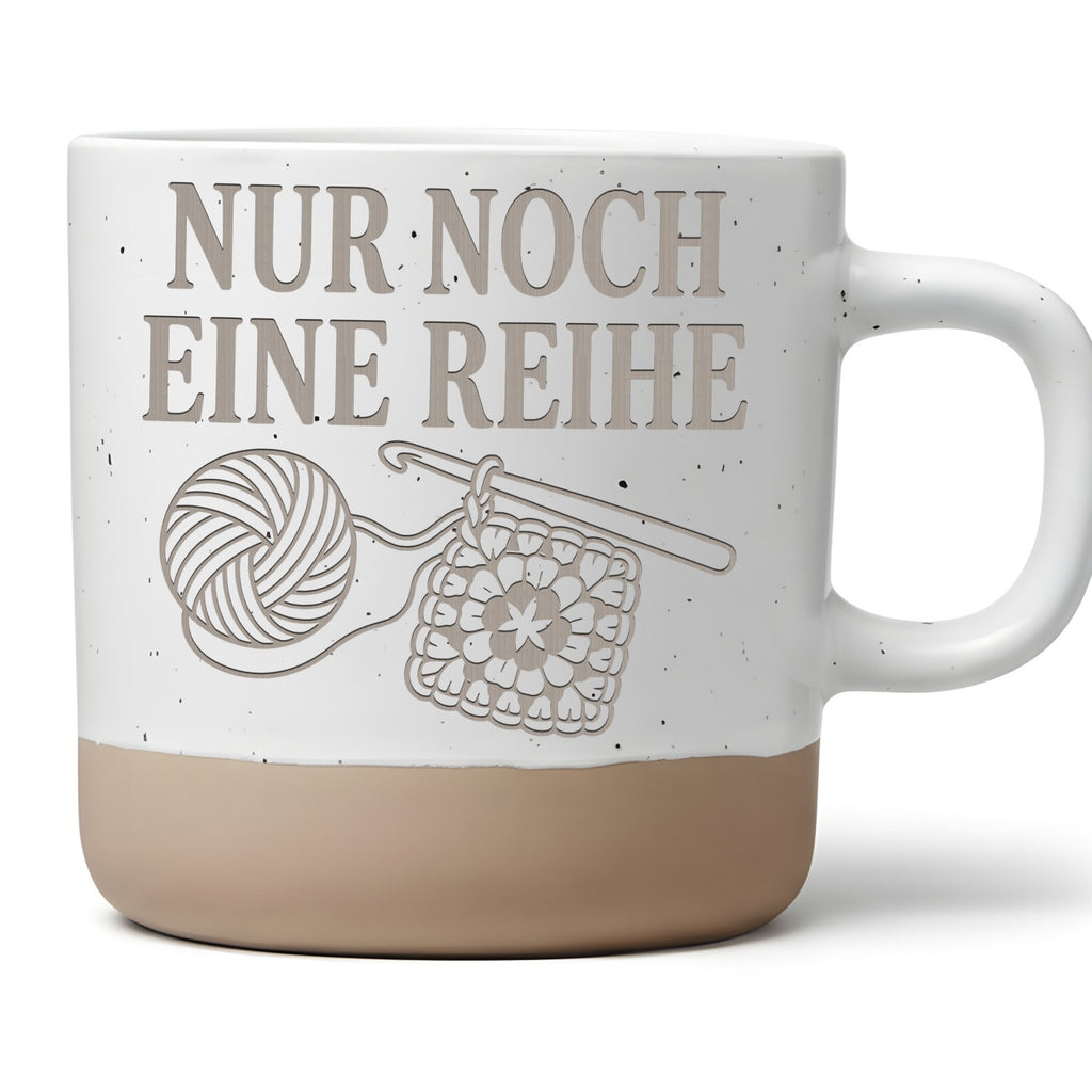 Häkeln Tasse Nur noch eine Reihe - Lustiges Geschenk für Strickerinnen – Bild 1