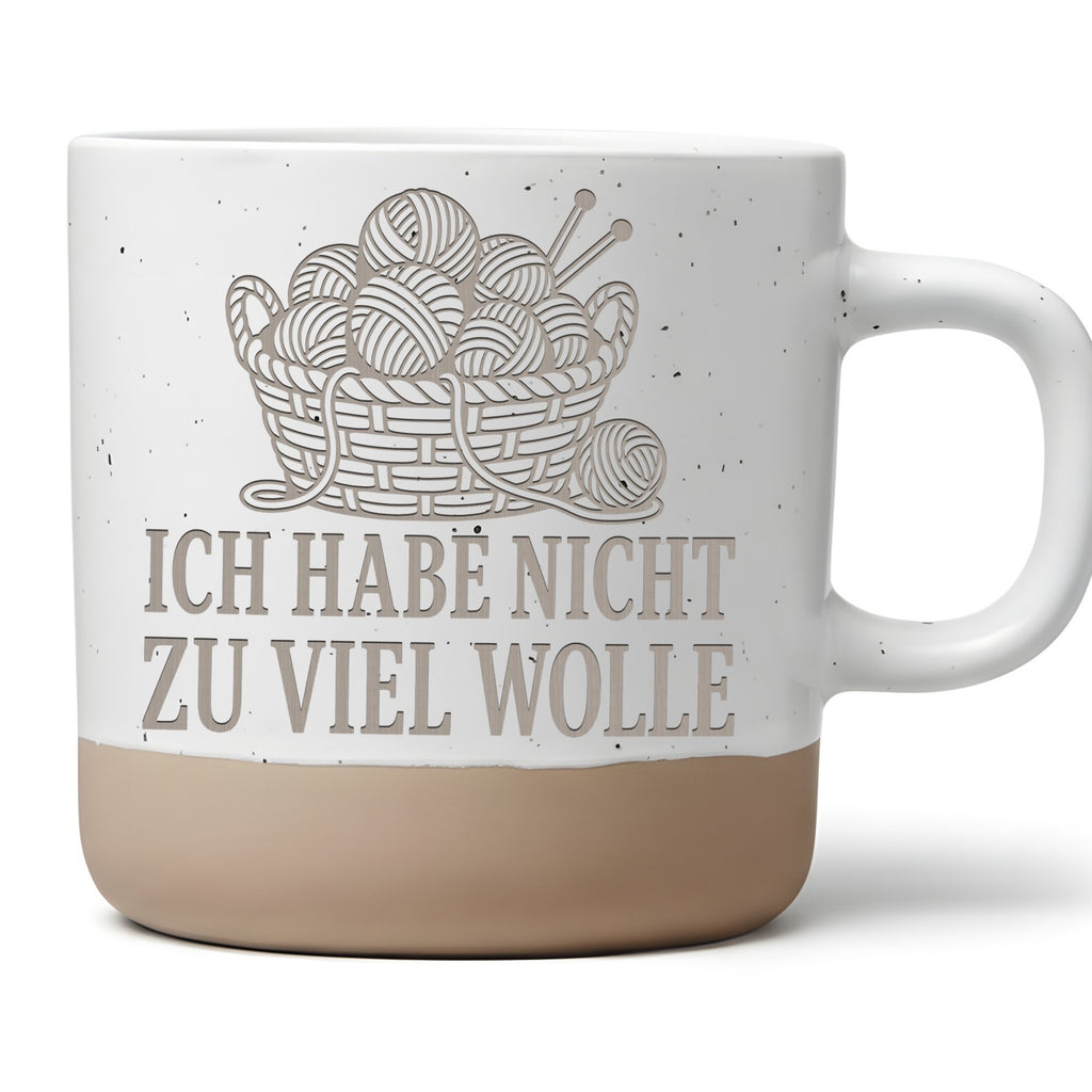 Häkeln Tasse Ich habe nicht zu viel Wolle - Lustiges Geschenk für Stri – Bild 1