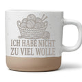 Häkeln Tasse Ich habe nicht zu viel Wolle - Lustiges Geschenk für Stri – Bild 1