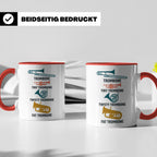 Posaunist Tasse mit lustigem Spruch Tiny Twisty Fat Trombone – Rot [farbe:rot]