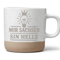 Mir Sachsen sin helle Tasse - Lustiges Geschenk für Dresdner & Leipzig – Bild 1
