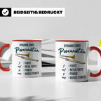 Posaunist Tasse mit lustigem Spruch Dynamik, Geschenk für Mu – Rot [farbe:rot]